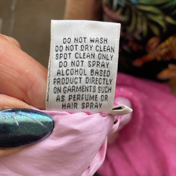 Pink Scala Beaded Sheath Gown Size Large Mermaidcore Holiday Glamcore Balletcore - Picture 16 of 16